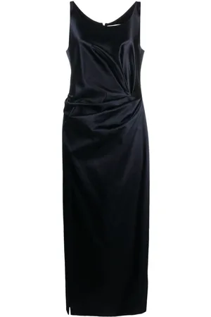 Fendi Gathered silk dress