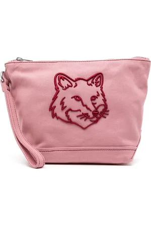 Maison Kitsuné Fox Head zipped pouch