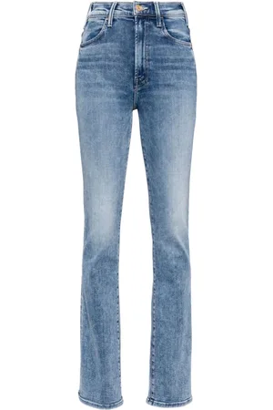 Mother Hustler Sneak high-rise tapered jeans