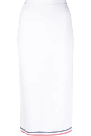 Fendi Motif-print pencil skirt