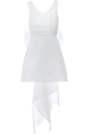 Tulleen Isabel bow satin dress
