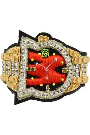 WALTER VAN BEIRENDONCK W embroidered bracelet
