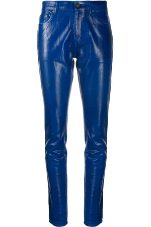 Saint Laurent Skinny patent style trousers