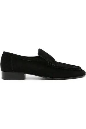 The Row New Soft suede loafers