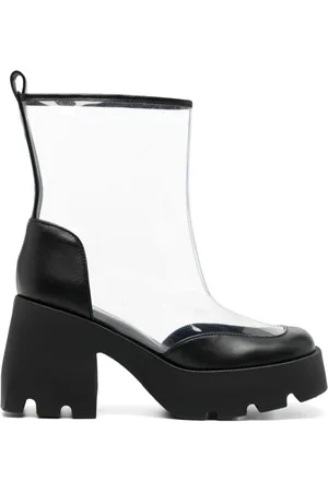 NODALETO Bulla leather-trimmed boots