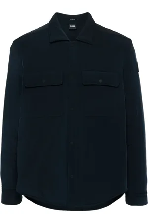 HUGO BOSS Logo-appliqué padded jacket