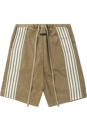 FEAR OF GOD Stripe-detail denim shorts