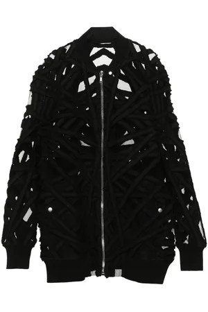 Rick Owens Peter Flight strap-detail oversized jacket
