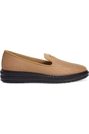 Giuseppe Zanotti Tim logo-lettering loafers