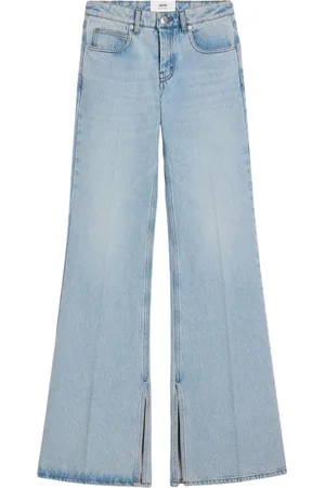 Ami Flared-leg cotton jeans