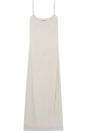 Self-Portrait Rhinestone-embellished sleeveless maxi dress