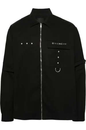 Givenchy Zip-up cotton shirt
