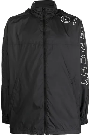 Givenchy Long-sleeve logo-print jacket