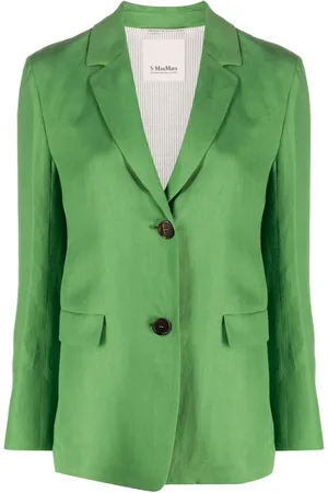 Max Mara Single-breasted linen blazer