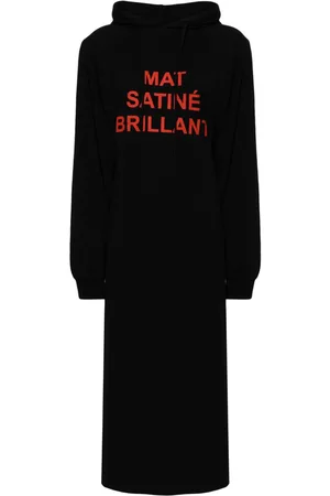 Maison Margiela Slogan-print drawstring hoodie