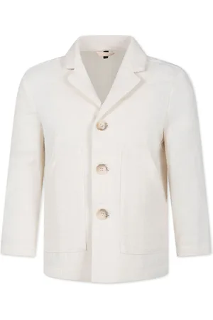 Emporio Armani Single-breasted cotton blazer