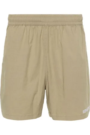 Represent Embroidered-logo track shorts