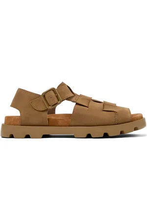 Camper Brutus buckled suede sandals