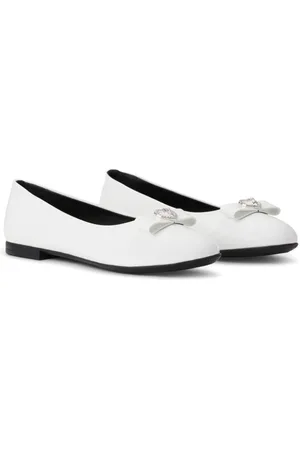 VERSACE Ribbon Heart Medusa ballerina shoes