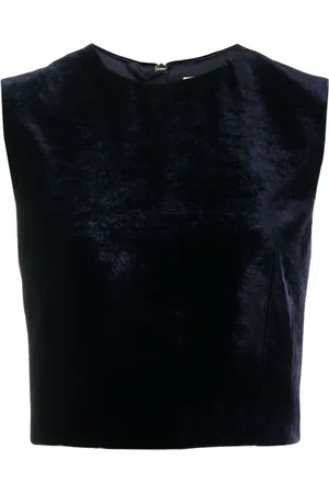 Fendi Velour cropped tank top