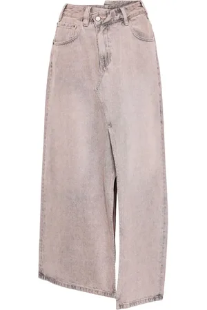 JNBY Asymmetric-design cotton skirt