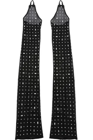 Atu Body Couture X Rue Ra crystal mesh gloves