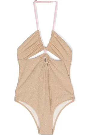 MC2 SAINT BARTH Kinsley lurex-detail swimsuit