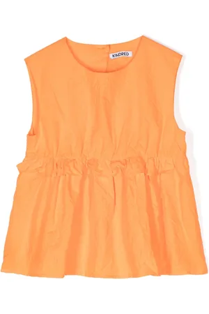 Kindred Ruffle-trimmed organic-cotton blouse