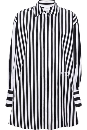 Patou Logo-embroidered striped shirt