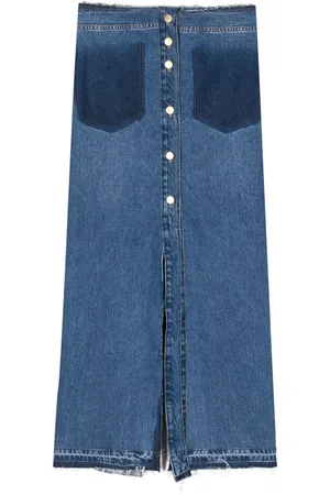 Litkovskaya Elise denim maxi skirt