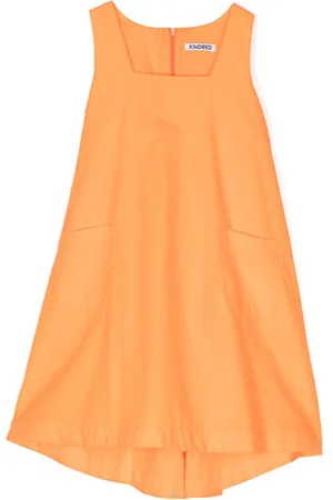 Kindred Square-neck organic-cotton dress