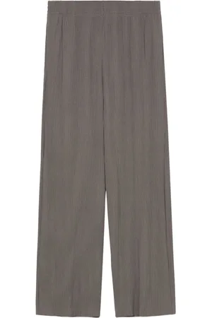 B+AB Ribbed wide-leg trousers