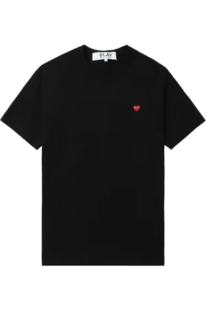Comme des Garçons Logo-appliqué cotton T-shirt
