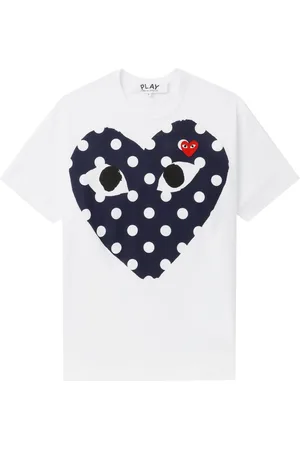 Comme des Garçons Heart-print cotton T-shirt