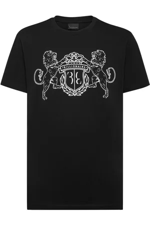 BILLIONAIRE Logo-embroidered cotton T-shirt