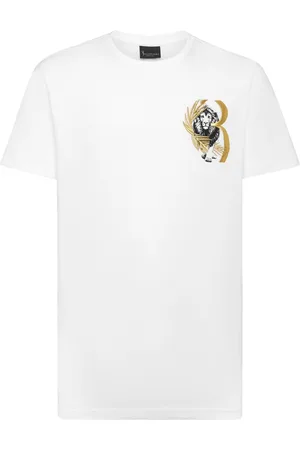 BILLIONAIRE Logo-embroidered cotton T-shirt