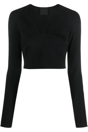 Givenchy Square-neck cropped top