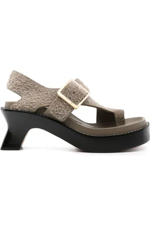 Loewe Ease 90mm suede sandals