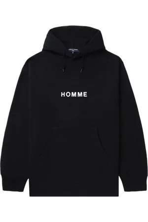 Comme des Garçons Homme-print cotton hoodie