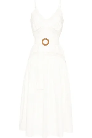Twin-Set Floral-embroidered dress