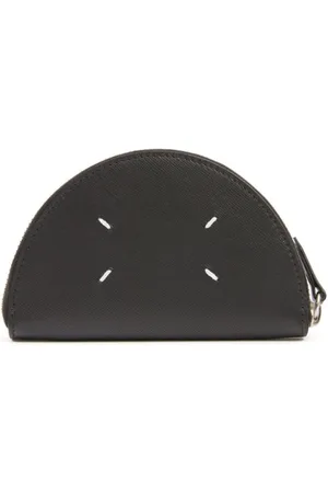 Maison Margiela Micro Halfmoon leather clutch