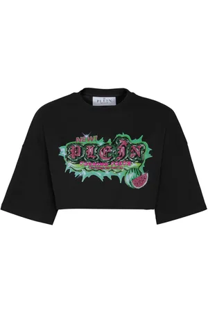 Philipp Plein Tutti Frutti cropped T-shirt