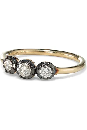 JACQUIE AICHE 14K yellow diamond ring