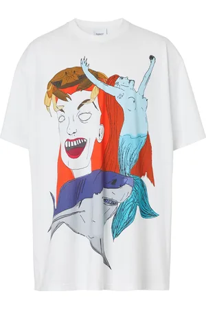 Burberry Sea maiden-print cotton T-shirt