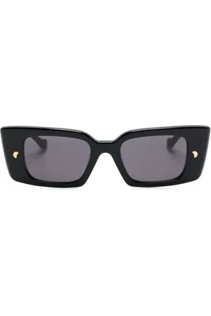 Nanushka Carmel rectangle-frame sunglasses