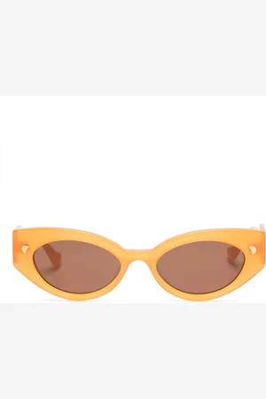 Nanushka Azalea oval-frame sunglasses