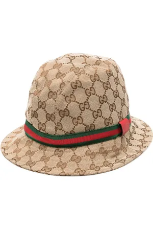 Gucci GG-canvas fedora hat