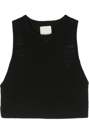 Emporio Armani Knitted cropped top