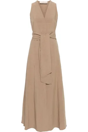 BLANCA Aralia belted maxi dress