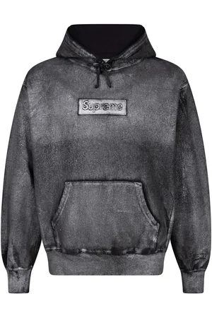 Supreme X MM6 Maison Margiela foil box logo hoodie